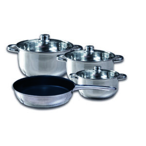 Set acero inox 7 piezas